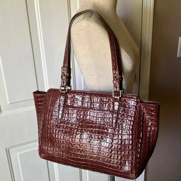 BRAHMIN brown shoulder bag - Picture 1 of 12
